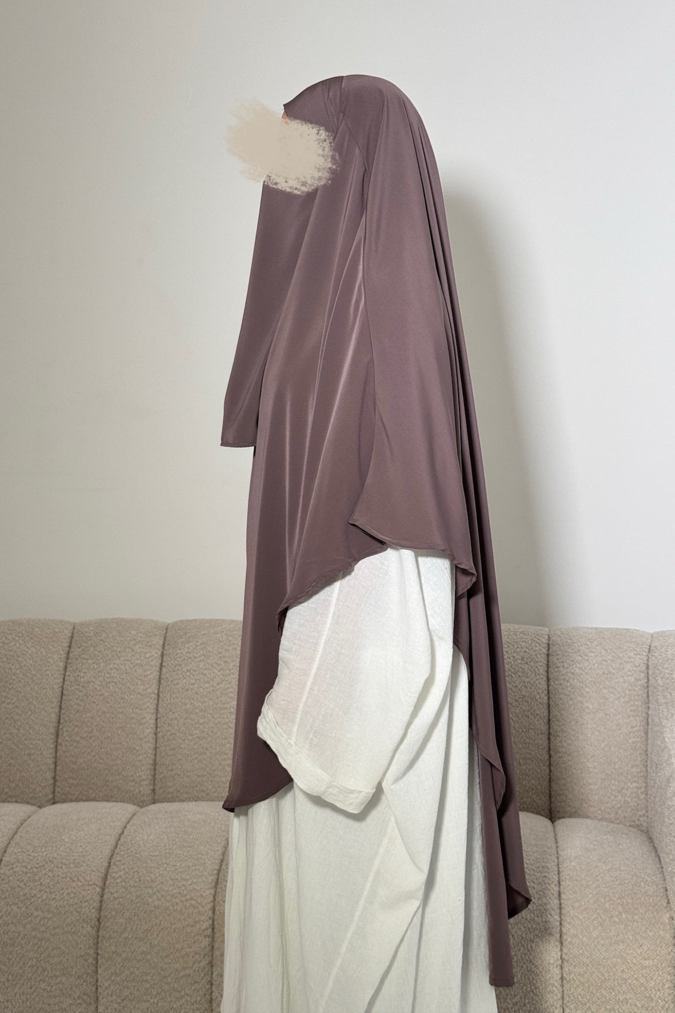 Taupe Khimar