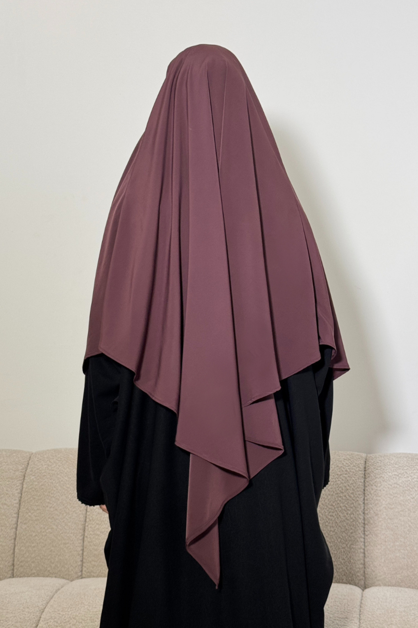 Burgundy Khimar