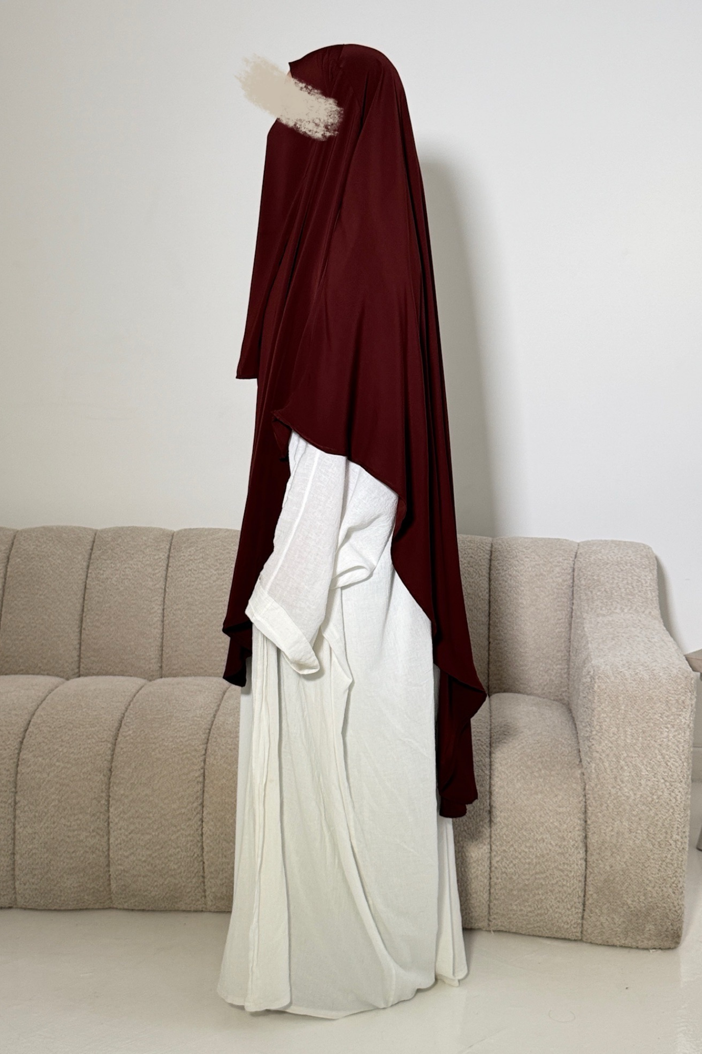 Crimson Khimar