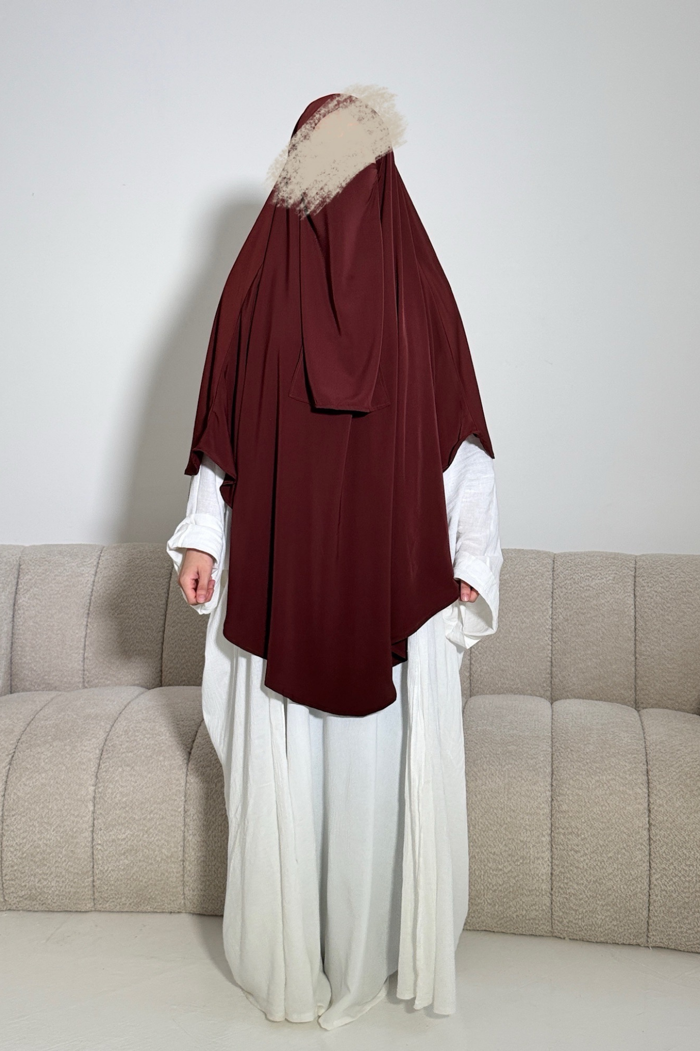Crimson Khimar